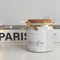 Hiver à Paris-Bougie parfumée artisanale